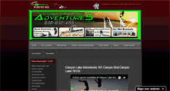 Desktop Screenshot of canyonlakeadventures.com